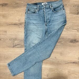 RE/DONE women’s jeans size 27, 90s high rise ankle crop